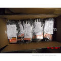 White Nylon with Grey Nitrile Glove